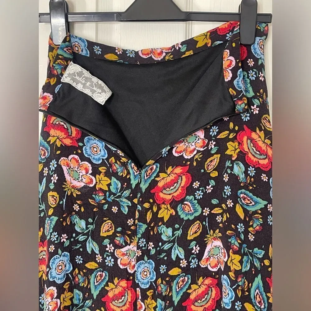 Sadie & Sage maxi skirt with side splits size s